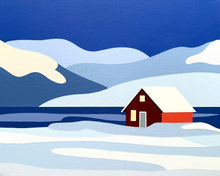 Load image into Gallery viewer, Arctic Sunset - Original Painting 20 x 16"