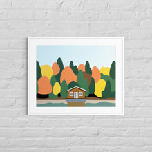 Load image into Gallery viewer, Autumn By The Lake – Fine Art Print A4