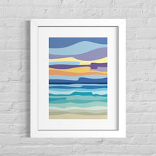 Load image into Gallery viewer, Evening Shoreline – Fine Art Print A4