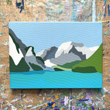 Load image into Gallery viewer, Lake Braies - Original Painting 14 x 10"