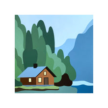 Load image into Gallery viewer, Lakeside Morning - Original Painting 16 x 16"