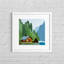 Load image into Gallery viewer, Lakeside Morning – Fine Art Print 10x10"