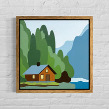 Load image into Gallery viewer, Lakeside Morning - Original Painting 16 x 16"