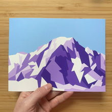 Load image into Gallery viewer, Mont Blanc – Fine Art Giclée Print 8x6"