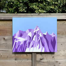 Load image into Gallery viewer, Mount Muir – Original Abstract Acrylic Painting 18 x 14 inches