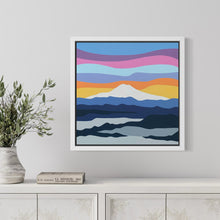 Load image into Gallery viewer, Mount Hood Inversion - Original Painting 16 x 16"