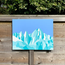 Load image into Gallery viewer, Mount Whitney – Original Abstract Mountain Painting 16 x 12 inches