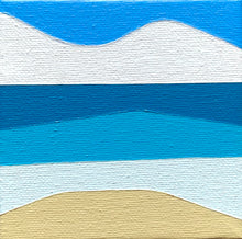 Load image into Gallery viewer, Ocean Horizon Mini No.2 - Original Painting 10 x 10cm