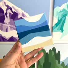 Load image into Gallery viewer, Ocean Horizon Mini No.3 - Original Painting 10 x 10cm