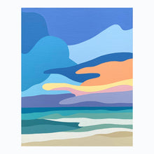 Load image into Gallery viewer, Ocean Sunset - Original Painting 16 x 20"