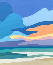 Load image into Gallery viewer, Ocean Sunset - Original Painting 16 x 20"
