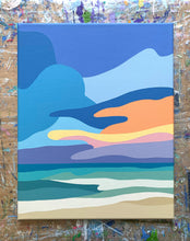 Load image into Gallery viewer, Ocean Sunset - Original Painting 16 x 20"
