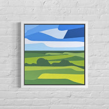Load image into Gallery viewer, Over the Fields No.2 - Original Painting 16 x 16"