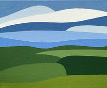 Load image into Gallery viewer, Over the Fields - Original painting 12 x 10"