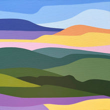 Load image into Gallery viewer, Over the Lavender Fields - Original Painting 16 x 16"