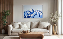 Load image into Gallery viewer, Serles, Stubai Alps – Original Abstract Acrylic Painting 20 x 30 inches