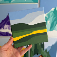 Load image into Gallery viewer, Spring Fields Mini - Original Painting 15 x 15cm