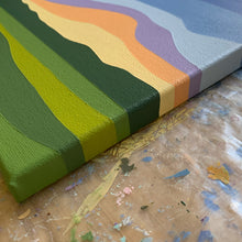 Load image into Gallery viewer, Sunrise over the Fields - Original Painting 8 x 8"