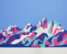 Load image into Gallery viewer, Teton Range – Original Mountain Landscape Painting 30 x 24 inches
