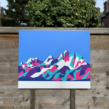 Load image into Gallery viewer, Teton Range – Original Mountain Landscape Painting 30 x 24 inches