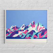 Load image into Gallery viewer, Teton Range – Original Mountain Landscape Painting 30 x 24 inches