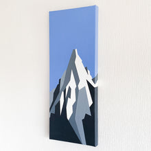 Load image into Gallery viewer, Side view of a painting of Aiguille du Dru, Chamonix