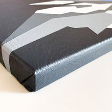 Load image into Gallery viewer, Corner detail of the painting Aiguille du Dru