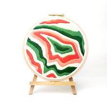 Load image into Gallery viewer, Mount Robson Topographic Map Embroidery