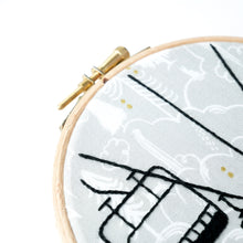 Load image into Gallery viewer, Mountain Chairlift Silhouette Embroidery