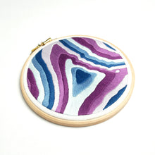 Load image into Gallery viewer, Hand embroidered topography map of Pen y Fan, Brecon Beacons