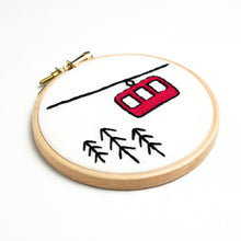 Load image into Gallery viewer, Ski gondola embroidery