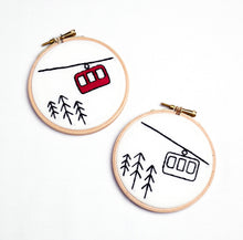Load image into Gallery viewer, Ski gondola embroidery