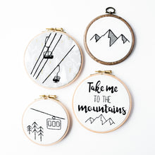Load image into Gallery viewer, The me to the mountains are embroidered bundle