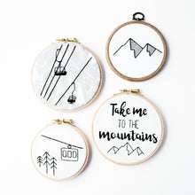Load image into Gallery viewer, Take me to the mountains embroidered gift bundle