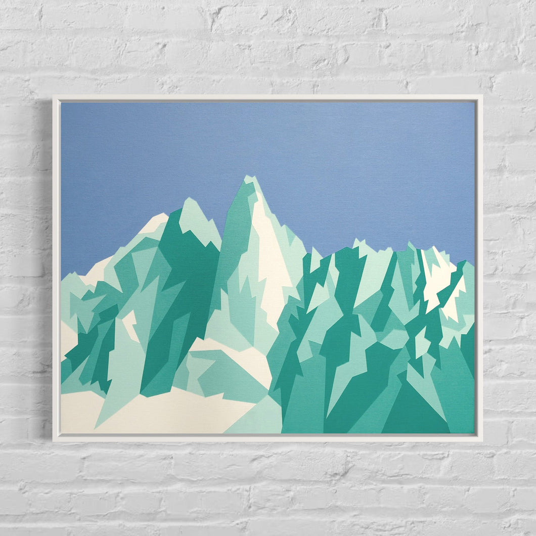 Aiguille du Dru – Original Painting 30 x 24 inches