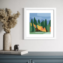 Load image into Gallery viewer, Autumn At The Cabin – Fine Art Print 10x10"
