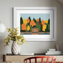 Load image into Gallery viewer, Autumn By The Lake – Fine Art Print A4
