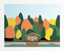 Load image into Gallery viewer, Autumn By The Lake – Fine Art Print A4
