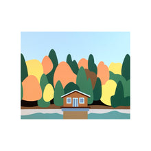 Load image into Gallery viewer, Autumn by the Lake - Original Painting 20 x 16"
