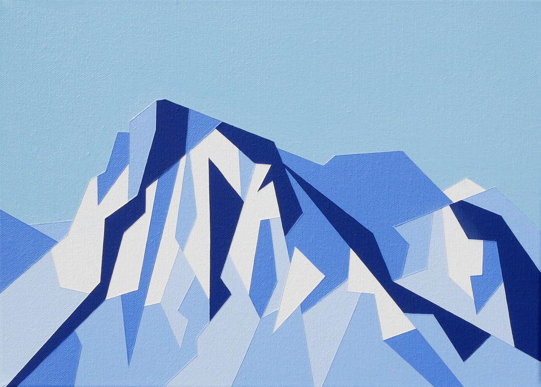 Buachaille Etive Mòr – Original Geometric Painting 14 x 10 inches
