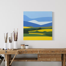 Load image into Gallery viewer, Fields of Spring - Original Painting 16 x 16"
