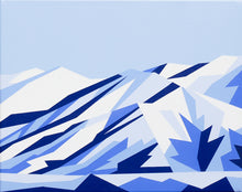Load image into Gallery viewer, Lake Pukaki – Original Mountain Landscape Painting 20 x 16 inches
