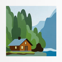 Load image into Gallery viewer, Lakeside Morning – Fine Art Print 10x10"
