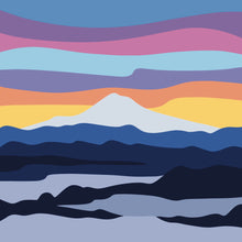 Load image into Gallery viewer, Mount Hood Inversion – Fine Art Print 8x8&quot;
