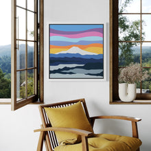 Load image into Gallery viewer, Mount Hood Inversion - Original Painting 16 x 16"
