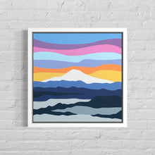 Load image into Gallery viewer, Mount Hood Inversion - Original Painting 16 x 16"
