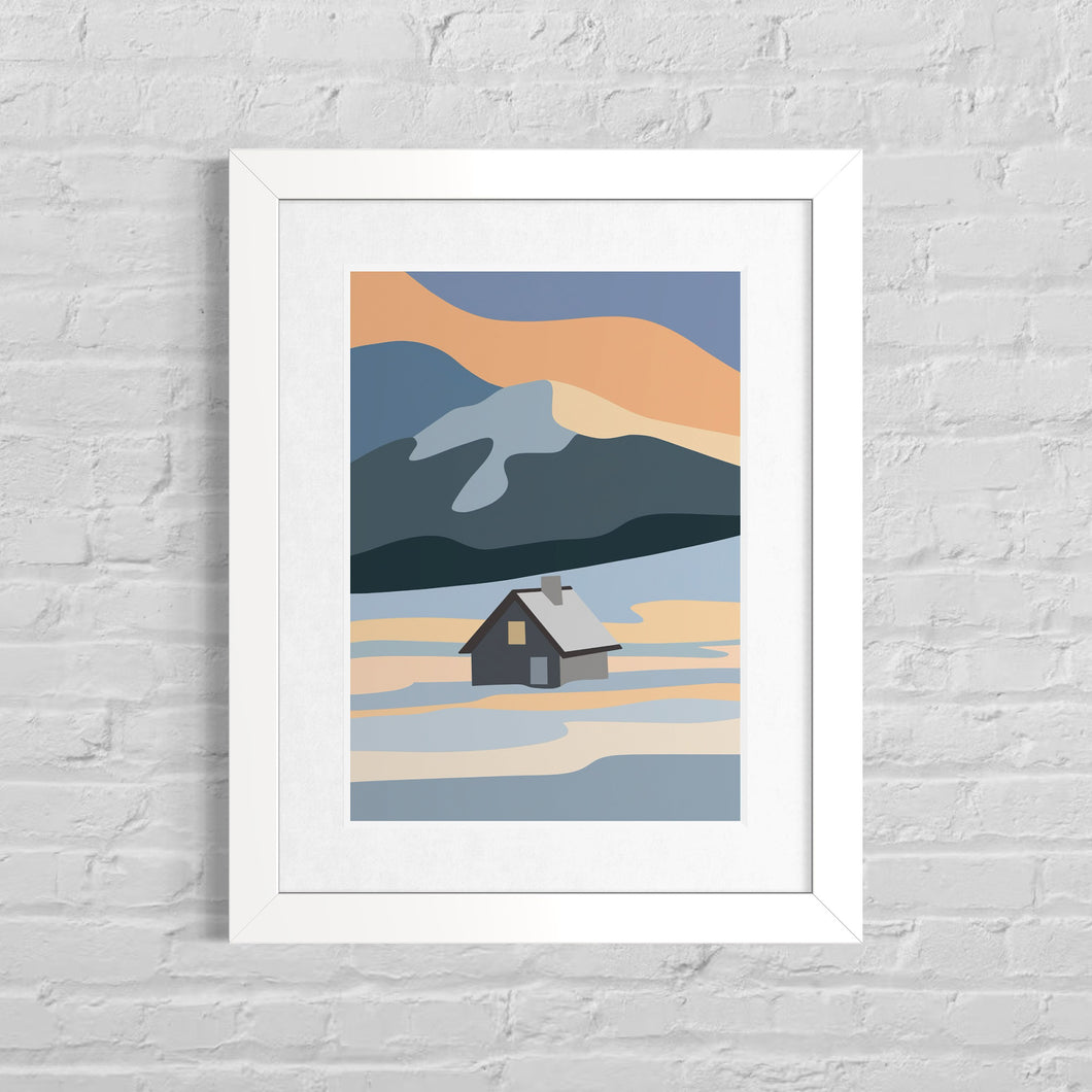 Mountain Sunrise – Fine Art Print A4
