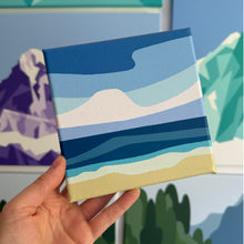 Load image into Gallery viewer, Ocean Horizon Mini No.5 - Original Painting 15 x 15cm
