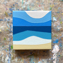Load image into Gallery viewer, Ocean Horizon Mini No.3 - Original Painting 10 x 10cm
