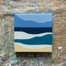 Load image into Gallery viewer, Ocean Horizon Mini No.7 - Original Painting 15 x 15cm
